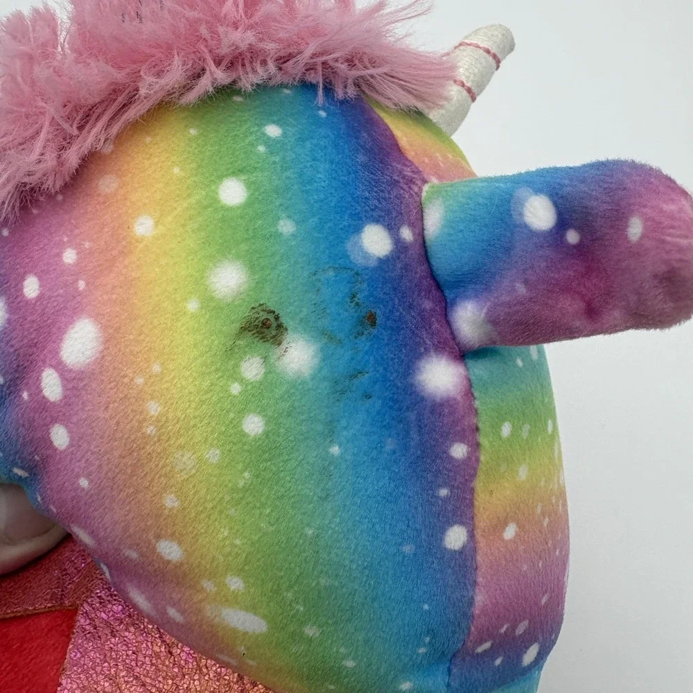 Squishmallows Twizzlers Unicorn‎ Small Plush Stuffed Animal Toy Rainbow Candy